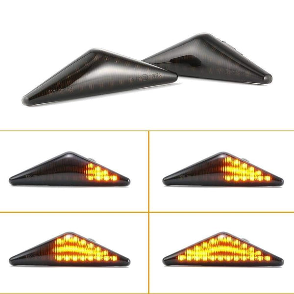 Planet Gates 2 pieces Led Dynamic Side Marker Turn Signal Light Sequential Blinker Light For Ford MONDEO 2000-2007 MK 3 FOCUS MK1 1998-2004