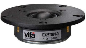 Planet Gates 2 Pieces Original Vifa DX25TG09-04/XT25TG30-04 4'' Hifi Home/Car Audio DIY Black Membrane Tweeter Speaker Driver Unit 4ohm/100W
