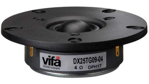 Planet Gates 2 Pieces Original Vifa DX25TG09-04/XT25TG30-04 4'' Hifi Home/Car Audio DIY Black Membrane Tweeter Speaker Driver Unit 4ohm/100W