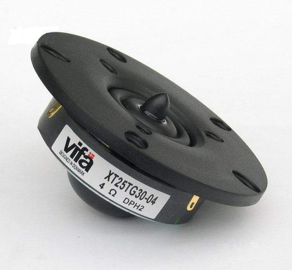Planet Gates 2 Pieces Original Vifa DX25TG09-04/XT25TG30-04 4'' Hifi Home/Car Audio DIY Black Membrane Tweeter Speaker Driver Unit 4ohm/100W