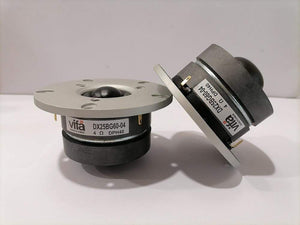 Planet Gates 2 Pieces Original Vifa XT25BG60-04/DX25BG60-04 4'' Home Audio DIY Dome Tweeter Speaker Driver 4ohm/100W Silver Panel Option