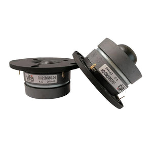 Planet Gates 2 Pieces Original Vifa XT25BG60-04/DX25BG60-04 4'' Home Audio DIY Dome Tweeter Speaker Driver 4ohm/100W Silver Panel Option