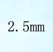 Planet Gates 2 point 5 1000pcs AAAAA Grade White 0.8~5.0mm Cubic Zirconia Stone Round Cut Loose CZ Stone Synthetic Gems For Jewelry