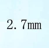 Planet Gates 2 point 7 1000pcs AAAAA Grade White 0.8~5.0mm Cubic Zirconia Stone Round Cut Loose CZ Stone Synthetic Gems For Jewelry