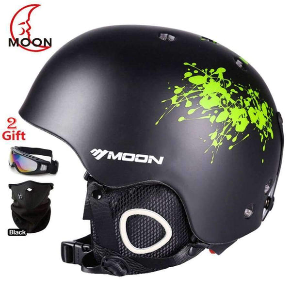 Planet Gates 2 Purple Line Flower / L Ski Helmet Women Men CE Safety In-mold Sking Snowboard Skateboard Snow Helmet Size S/M/L/XL
