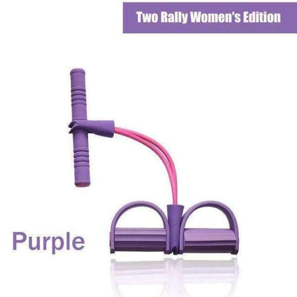Planet Gates 2 Rally Purple 2 & 4 Levels Latex Fitness Resistance Bands Pedal Pull Rally Sit-ups Good Elasticity Body Building Fitness Equipments