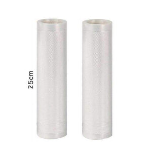 Planet Gates 2 rolls 25x500cm / EU Plug / 220V Vacuum Sealer packer machine packing for food vacuum package cleaner seal vacuo sealing household appliances included 10pcs bags