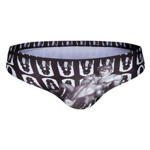 Planet Gates 2 / S men's brand AUSTINBEM Quick-Drying swimming briefs new style Men's swimsuits men's print Swimwear men's beach shorts