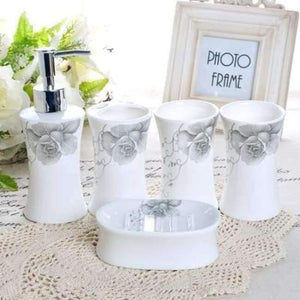 Planet Gates 2 Set ceramics Bathroom Accessories Set Soap Dispenser/Toothbrush Holder/Tumbler/Soap Dish Bathroom Products gift