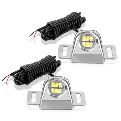 Planet Gates 2 Silver Car Reverse Light Backup Tail Light Auto Led Bulb Motorcycle Reversing Lamp Parking Auxiliary Light DRL 6000K White Car Styling