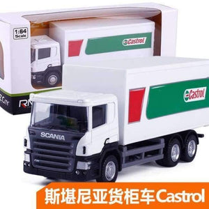 Planet Gates 2 Simulation RMZ city 1:64 Diecasts & Toy Vehicles Car Styling MAN Container Truck Alloy Truck Model kids Gift Pull Back Toys