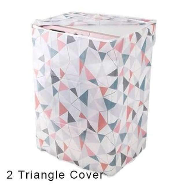 Planet Gates 2 Triangle Cover Washing Machine Dust Covers Organizer Washer Lid Appliance Layer Protector Coat Storage Case Organization Accessories Item