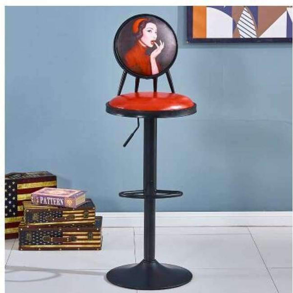 Planet Gates 2 Vintage chairs. American bar stools. Use a high - foot dining chair.