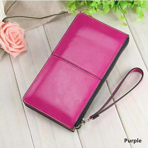 Planet Gates 2 Women wallets Candy Oil Leather Wallet Long Design Day Clutch Casual Lady Cash Purse Women Hand Bag Carteira Feminina A4