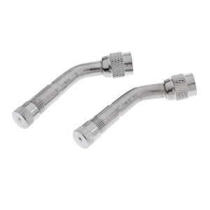 Planet Gates 2 x Valve Stem Adapter 45, 90, 135 Degree Valve Extension Car Electrombile Tyre Valve Extender Bike Parts