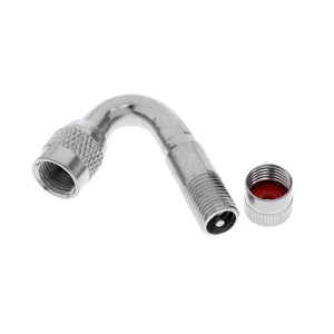 Planet Gates 2 x Valve Stem Adapter 45, 90, 135 Degree Valve Extension Car Electrombile Tyre Valve Extender Bike Parts
