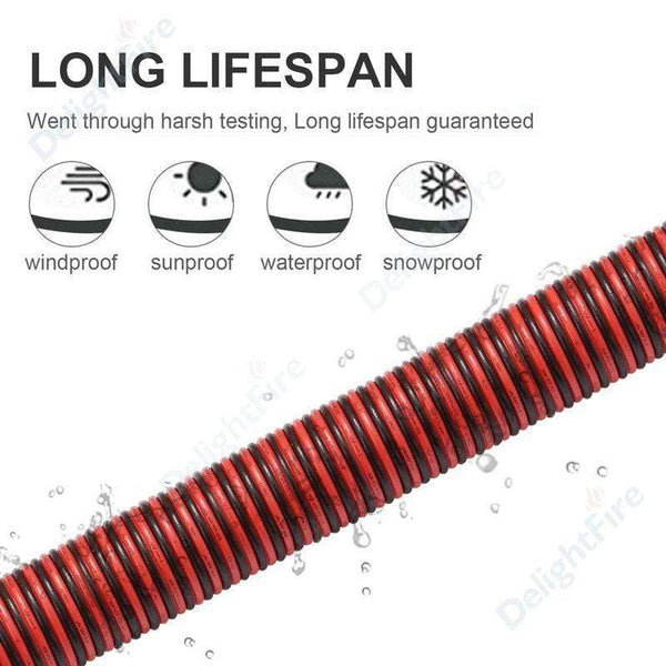 Planet Gates 20/100m Electrical Wire 2 Pin Wires LED Strip Cable 22AWG 12V SM JST Flexible Electric Extension Cable For Lamp Bulb Automotive