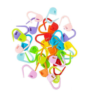 Planet Gates 20-120pcs Knitting Holder Needle Plastic Stitch Markers DIY Needle Arts Craft Locking Stitch Grooved Cable Stitch Holder Sewing