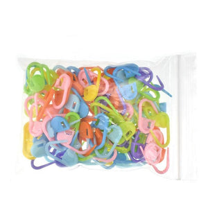 Planet Gates 20-120pcs Knitting Holder Needle Plastic Stitch Markers DIY Needle Arts Craft Locking Stitch Grooved Cable Stitch Holder Sewing