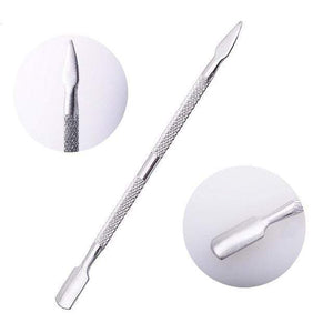 Planet Gates 20 21 Style Rainbow Stainless Steel Nail Cuticle Pusher Tweezer Nail Art Files UV Gel Polish Remove Manicure Care Groove Clean Tool