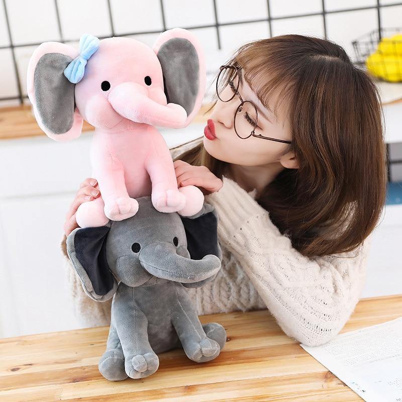 20/25cm Elephant Plush Plush Baby Toy Soft Cloth Stuffed Cartoon Easter Gift Decor Baby Appease Toys For Children Kids Gift