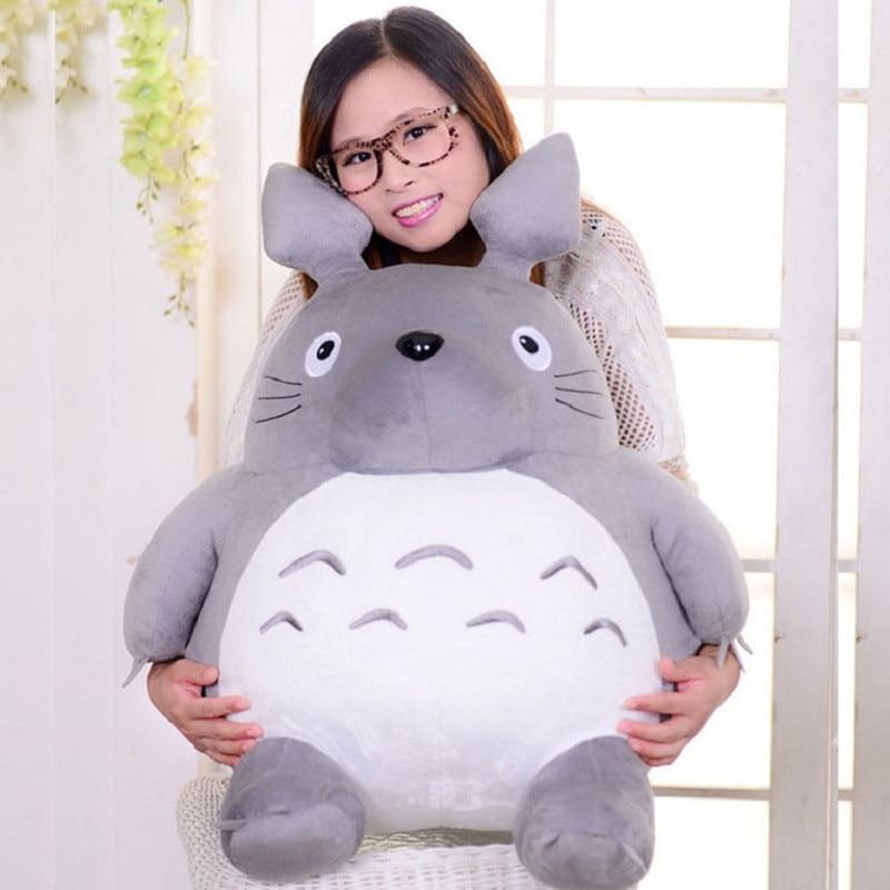 Planet Gates 20/30/45cm Totoro Plush Toys Soft Stuffed Animals Anime Cartoon Pillow Cushion Cute Fat Cat  Animals Children Birthday Xmas Gift
