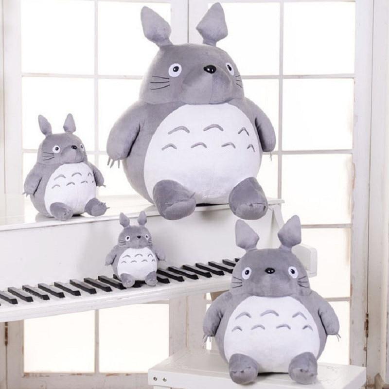 Planet Gates 20/30/45cm Totoro Plush Toys Soft Stuffed Animals Anime Cartoon Pillow Cushion Cute Fat Cat  Animals Children Birthday Xmas Gift
