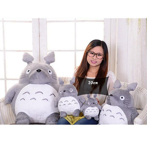 Planet Gates 20/30/45cm Totoro Plush Toys Soft Stuffed Animals Anime Cartoon Pillow Cushion Cute Fat Cat  Animals Children Birthday Xmas Gift