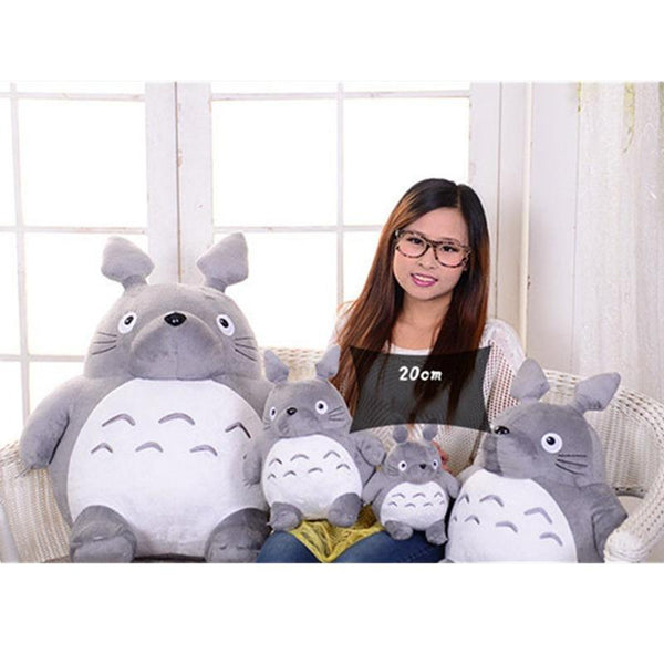 Planet Gates 20/30/45cm Totoro Plush Toys Soft Stuffed Animals Anime Cartoon Pillow Cushion Cute Fat Cat  Animals Children Birthday Xmas Gift