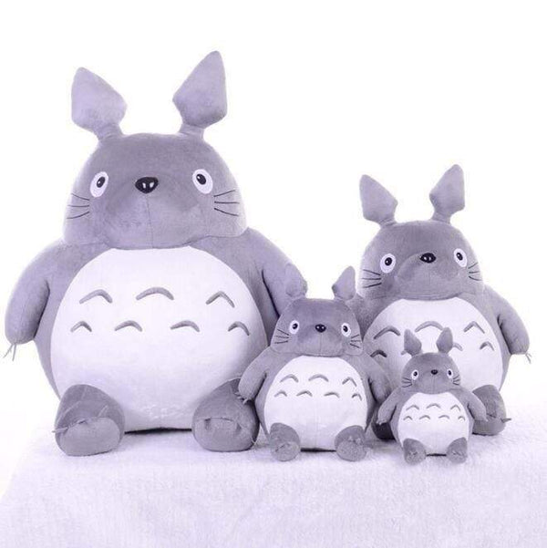 Planet Gates 20/30/45cm Totoro Plush Toys Soft Stuffed Animals Anime Cartoon Pillow Cushion Cute Fat Cat  Animals Children Birthday Xmas Gift
