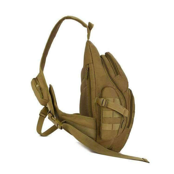 Planet Gates 20-35L Tactical Sling Bag, 14" Laptop Waterproof Molle Military Backpack, Camping Hiking Hunting Sport Bag