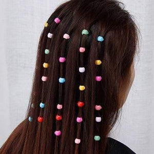 20/40pcs Women Girls Cute Mini Hair Claw Clips Candy Color Plastic Hairpins Hair Braids Maker Beads Hair Accessories Headwear