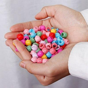 20/40pcs Women Girls Cute Mini Hair Claw Clips Candy Color Plastic Hairpins Hair Braids Maker Beads Hair Accessories Headwear