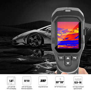 -20~450℃/-4~842℉ KKMOON Infrared Thermal Imager IR Infrared Imaging Devices Mini Handheld Thermal Imaging Camera