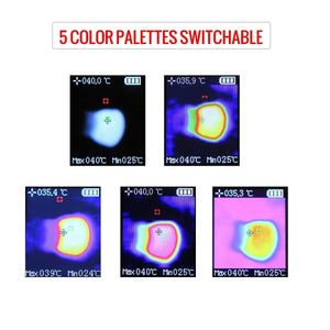 -20~450℃/-4~842℉ METERK Infrared Thermal Imager IR Infrared Imaging Devices Mini Handheld Digital Thermal Imaging Camera