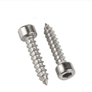 20/50pcs M2 M2.6 M3 M3.5 M4 304 A2-70 stainless steel Allen Hex Hexagon Socket Cap Head Self-tapping Screw Furniture Wood Screw