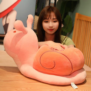 Planet Gates 20-60cm Cartoon Snails Plush Toys Lovely Animal Pillow Stuffed Soft Kawaii Snail Dolls Sofa Cushion Cute Birthday Gift for Girls