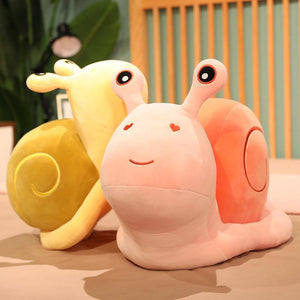 Planet Gates 20-60cm Cartoon Snails Plush Toys Lovely Animal Pillow Stuffed Soft Kawaii Snail Dolls Sofa Cushion Cute Birthday Gift for Girls