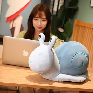 Planet Gates 20-60cm Cartoon Snails Plush Toys Lovely Animal Pillow Stuffed Soft Kawaii Snail Dolls Sofa Cushion Cute Birthday Gift for Girls