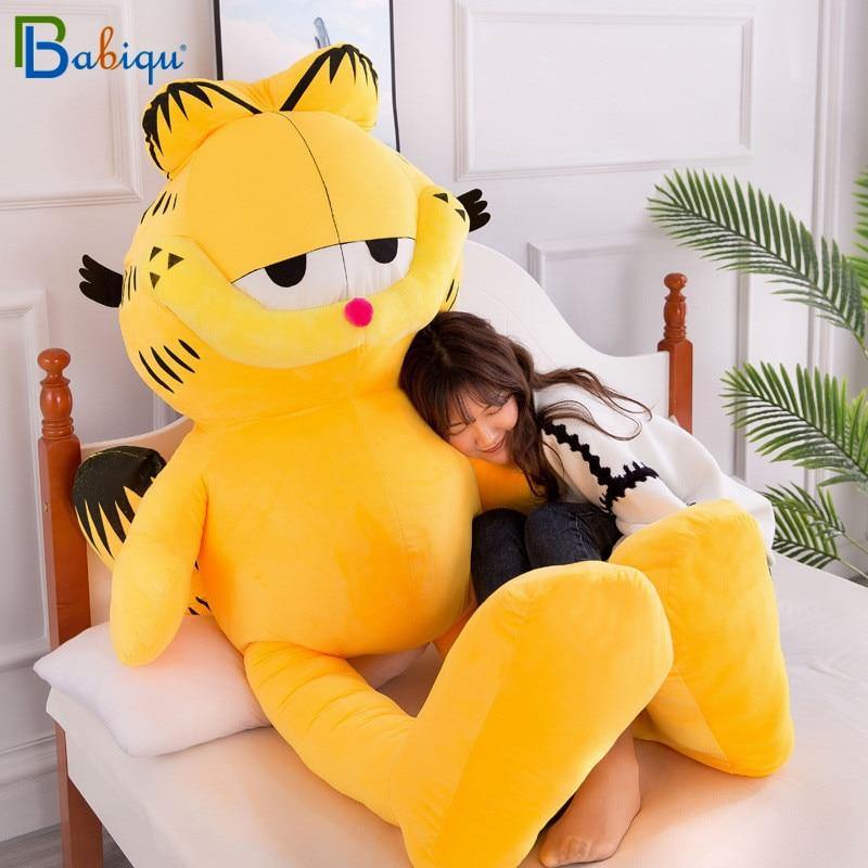 20-80CM Hot Sell Big Cartoon Garfield Plush Toy Garfield Cat Plush Stuffed Doll High Quality Soft  Figure Doll For Kids Children