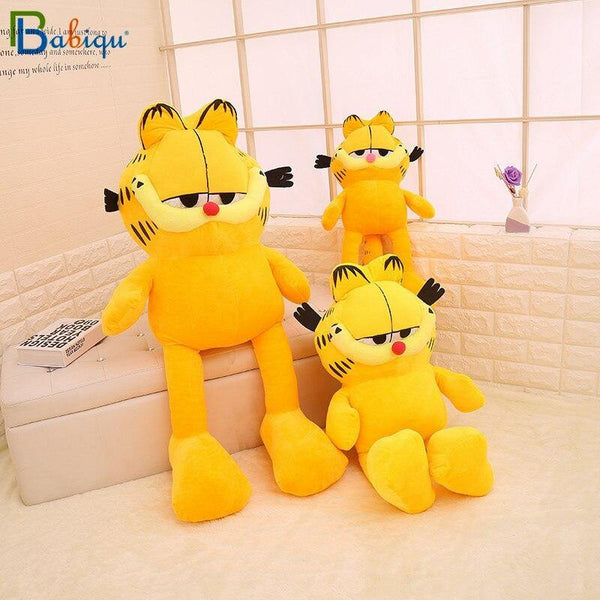 20-80CM Hot Sell Big Cartoon Garfield Plush Toy Garfield Cat Plush Stuffed Doll High Quality Soft  Figure Doll For Kids Children