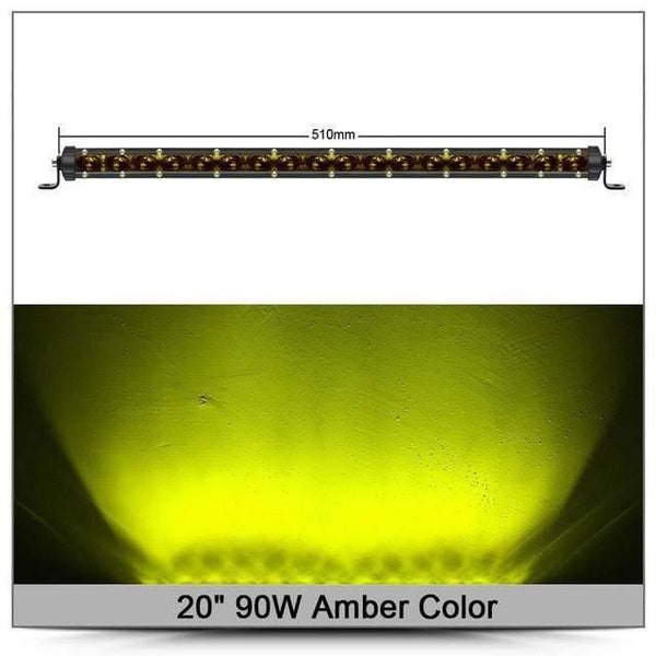 Planet Gates 20 Inch 90W Amber / China 6D Lens 150W 120W 90W 20 Inch Led Bar Offroad Light For Auto 12V 24V ATV 4x4 Off road Car Work Lights Driving Lamps