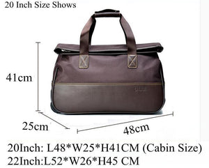 Planet Gates 20 Inch luggage Bags trolley travel bag on wheels for women men suitcase wheeled Travel Duffle Cabin Travel Rolling Baggage bags