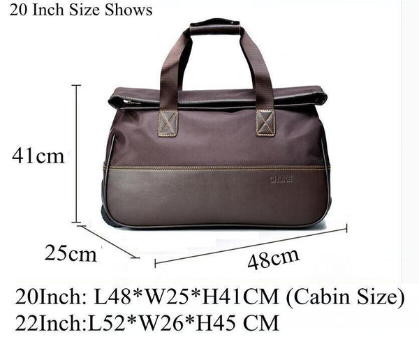 Planet Gates 20 Inch luggage Bags trolley travel bag on wheels for women men suitcase wheeled Travel Duffle Cabin Travel Rolling Baggage bags