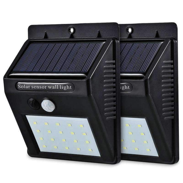 Planet Gates 20 LEDS / 1 Pieces GUGI Solar Charger LED Solar Light Motion Sensor Outdoor Lighting 20LEDS Mini Solar Wall Lamp LED lights For Garden fence light
