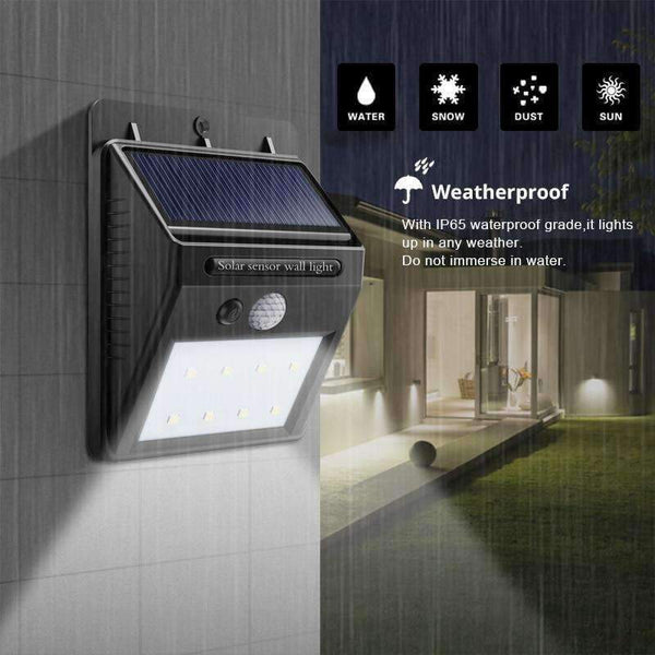 Planet Gates 20 LEDS / 1 Pieces GUGI Solar Charger LED Solar Light Motion Sensor Outdoor Lighting 20LEDS Mini Solar Wall Lamp LED lights For Garden fence light