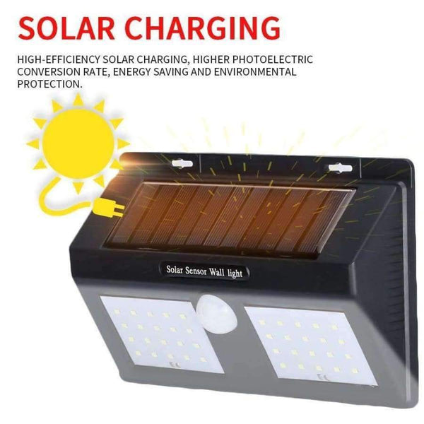 Planet Gates 20 Leds  LED Solar Power PIR Motion Sensor Wall Light Outdoor Waterproof Lamp for Garden Yard Street Outdoor security walllight