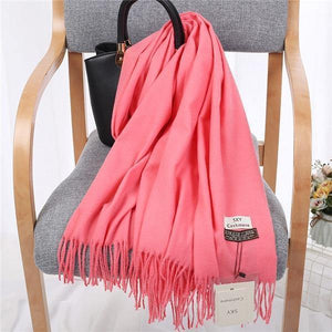 Planet Gates 20 Luxury Brand Winter Scarf Unisex  Female Male Wool Sky Cashmere Scarf Pashmina Tassels