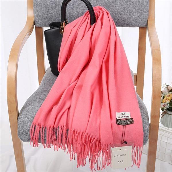Planet Gates 20 Luxury Brand Winter Scarf Unisex  Female Male Wool Sky Cashmere Scarf Pashmina Tassels