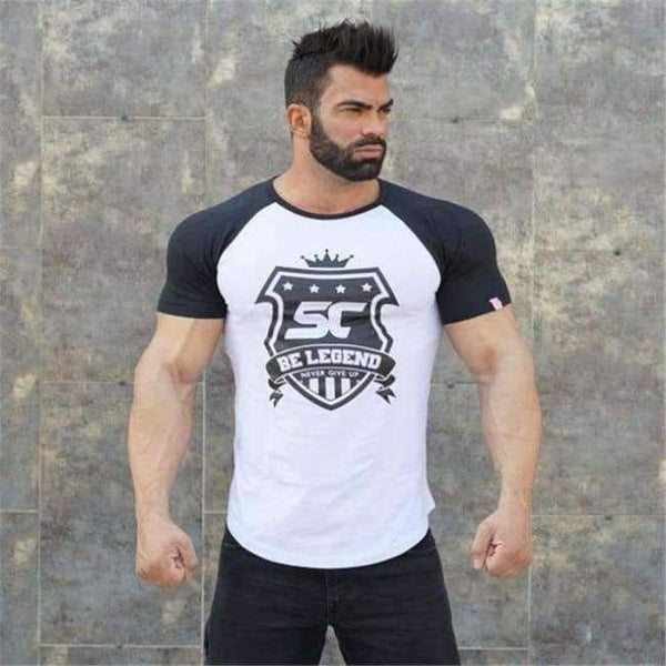 Planet Gates 20 / M Cotton Short sleeve t shirt Fitness bodybuilding shirts Crossfitsmale Brand tee tops Fashion gyms t-shirt mens costume